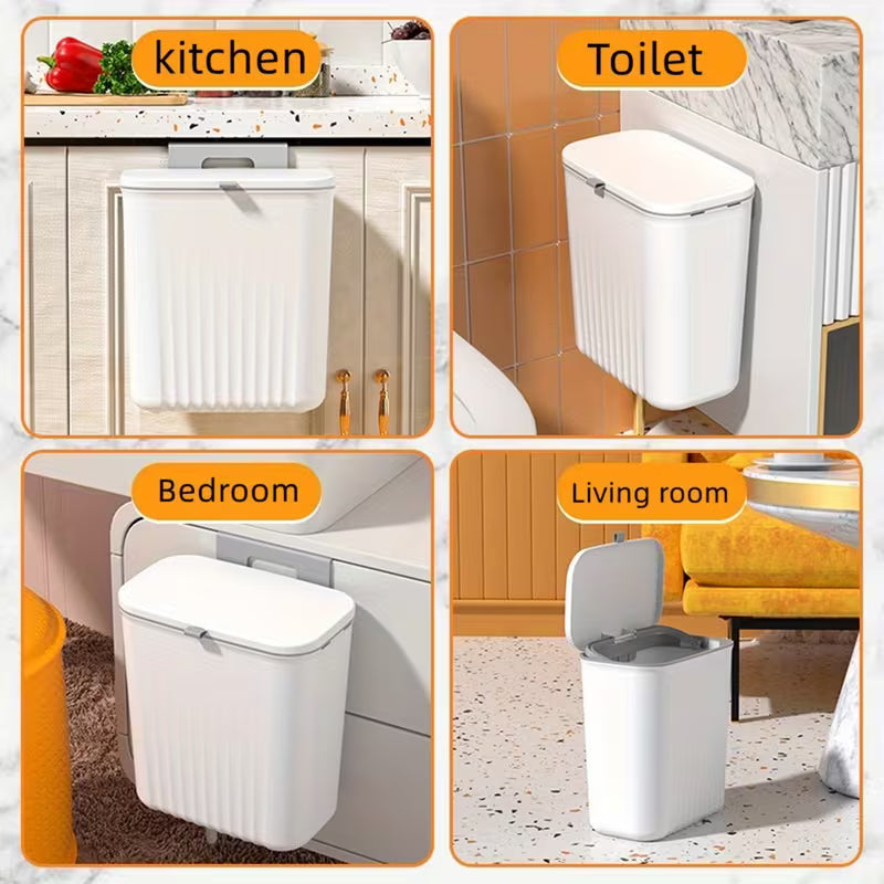 Multi-function Wall Mounted Trash Can
