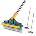 2in1 Floor Scrub Cleaning Brush Wiper